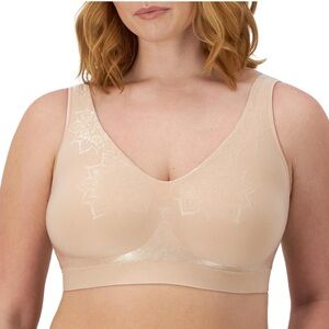 Bali Comfort Revolution Comfortflex Fit Wireless Df3484 Bra Almond Aztec 3XL